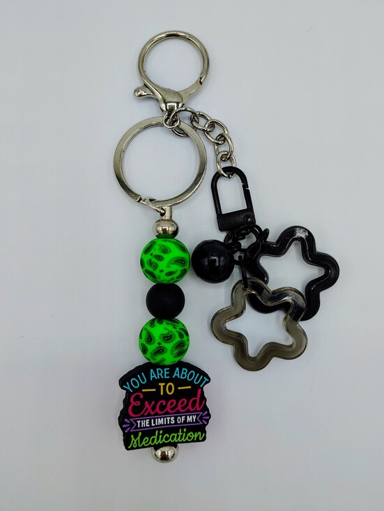 Moonlight Merch Accessories - Handcrafted Funny Mental Health Keychain & Bag Charm
